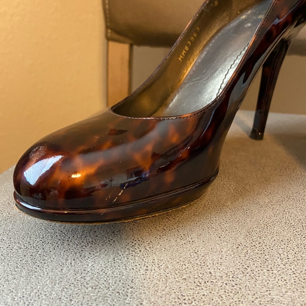 Stuart Weitzman Patent Tortoise Shell 8.5 - image 5